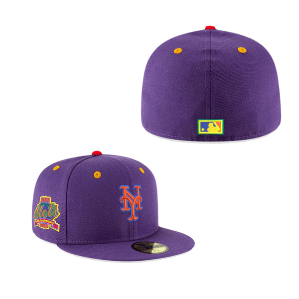 New York Mets Roygbiv 2.0 Fitted Hat
