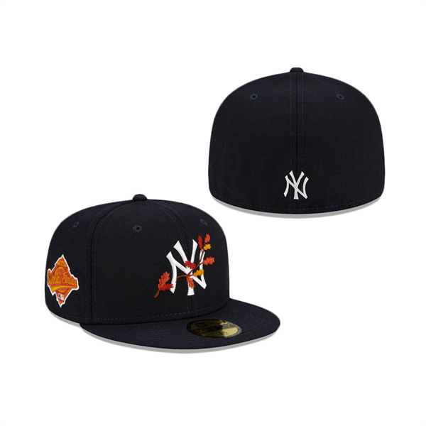 New York Yankees Leafy Front 59FIFTY Fitted Cap