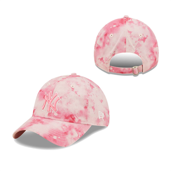 Girls Youth New York Yankees New Era Pink 2022 Mother's Day 9TWENTY Adjustable Hat