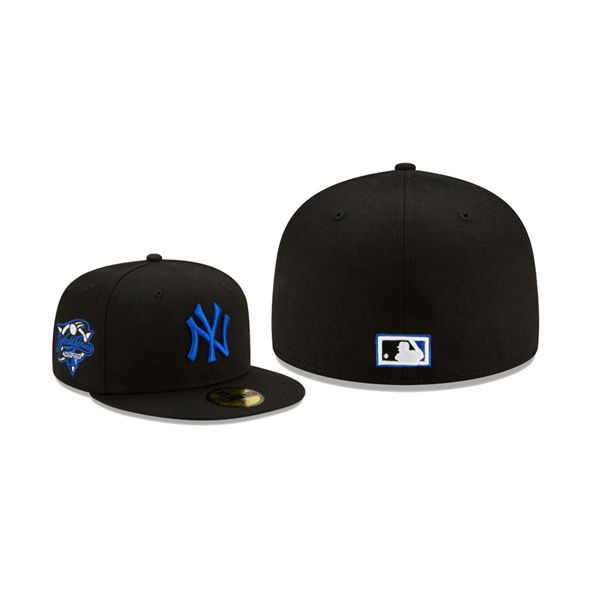 Men's New York Yankees Royal Under Visor Black 59FIFTY Fitted Hat
