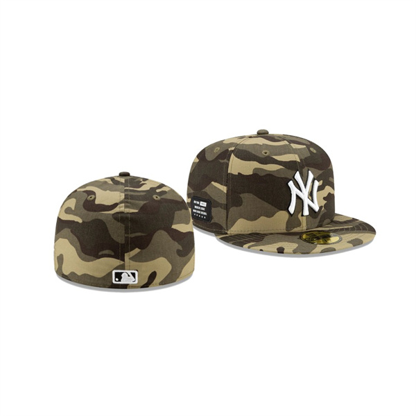 Men's New York Yankees 2021 Armed Forces Day Camo On-Field 59FIFTY Fitted Hat