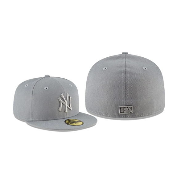 Men's New York Yankees Storm Tonal Gray 59FIFTY Fitted Hat