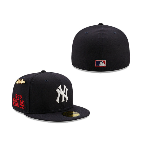 New York Yankees 1977 Logo History 59FIFTY Fitted Hat