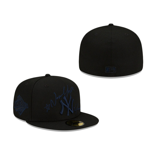 New York Yankees Cursive 59FIFTY Fitted Hat
