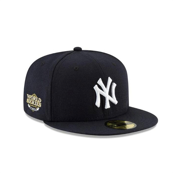 New Era New York Yankees Derek Jeter Navy 2000 Mlb World Series Mvp Side Patch 59FIFTY Fitted Hat