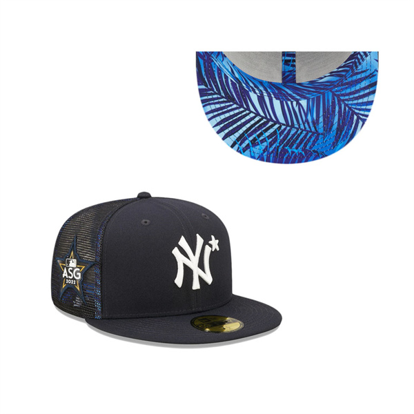New York Yankees Navy 2022 MLB All-Star Game Workout 59FIFTY Fitted Hat