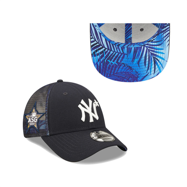 New York Yankees Navy 2022 MLB All-Star Game Workout 9FORTY Snapback Adjustable Hat