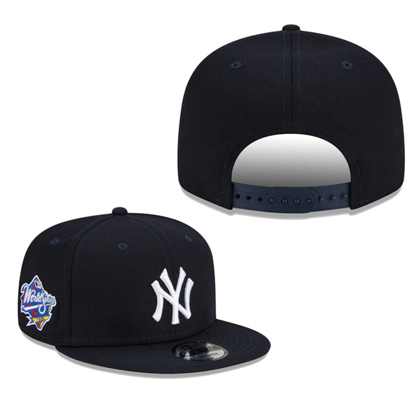 New York Yankees 1999 World Series Patch Up 9FIFTY Snapback Hat Navy