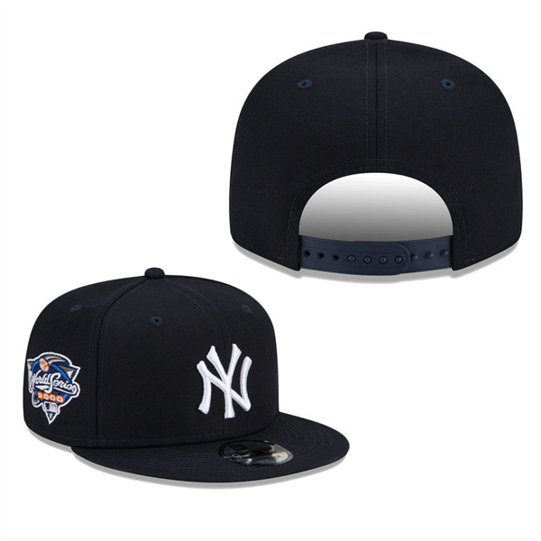 New York Yankees 2000 World Series Patch Up 9FIFTY Snapback Hat Navy