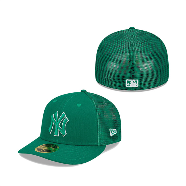 New York Yankees New Era 2022 St. Patrick's Day On-Field Low Profile 59FIFTY Fitted Hat Green