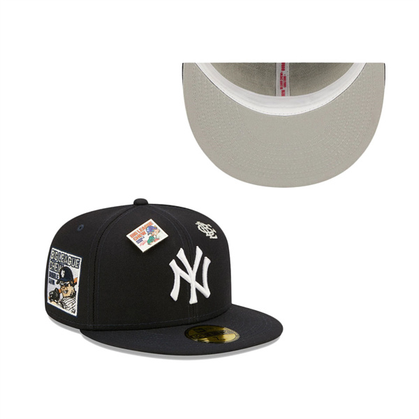 Men's New York Yankees New Era Navy MLB X Big League Chew 59FIFTY Fitted Hat