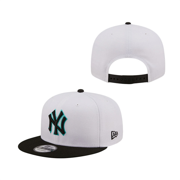New York Yankees New Era Spring Two-Tone 9FIFTY Snapback Hat White Black