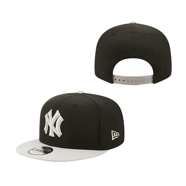 New York Yankees New Era Spring Two-Tone 9FIFTY Snapback Hat Black Gray