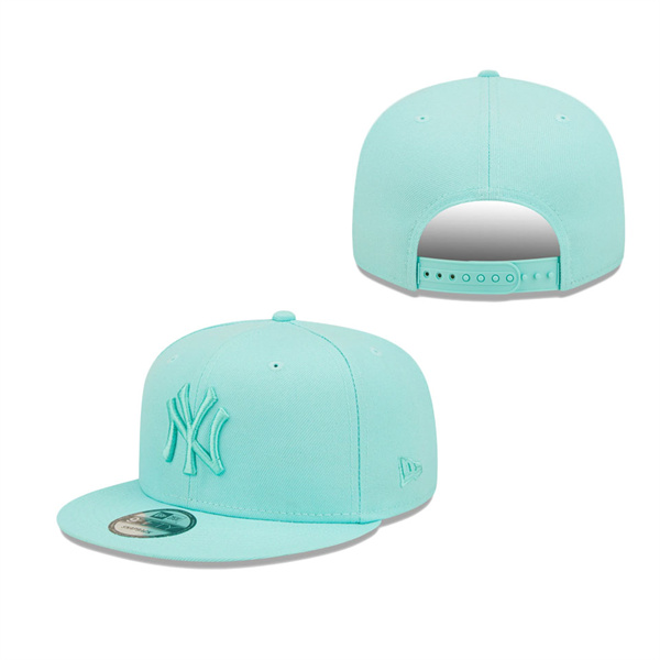 Men's New York Yankees New Era Turquoise Spring Color Pack 9FIFTY Snapback Hat