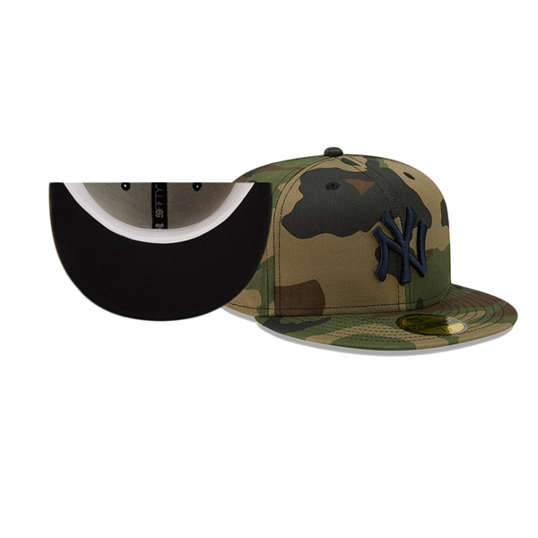 New York Yankees Woodland Undervisor Camo 1996 World Series Patch 59FIFTY Hat
