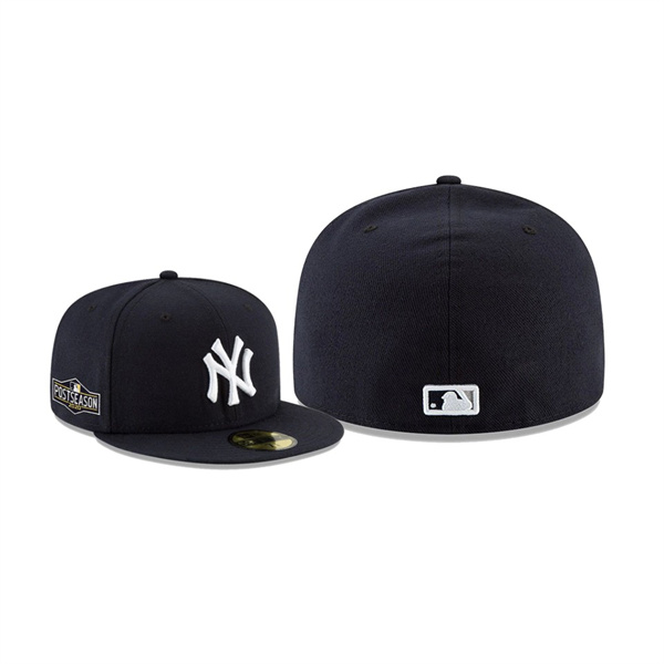 Men's New York Yankees 2020 Postseason Navy Side Patch 59FIFTY Fitted Hat