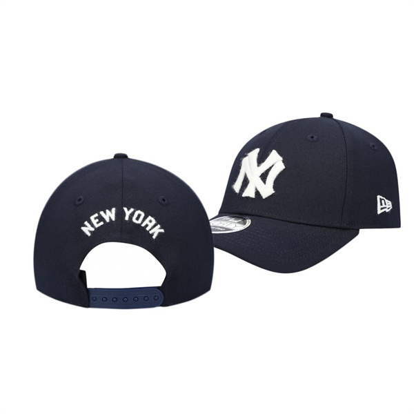 New York Yankees 2021 Field Of Dreams Navy Throwback 9FORTY Hat