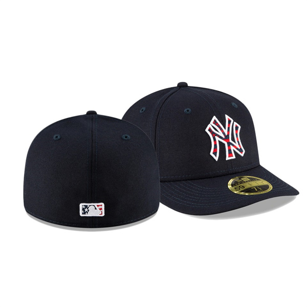 New York Yankees 2021 Independence Day Navy Low Profile 59FIFTY 4th Of July Hat