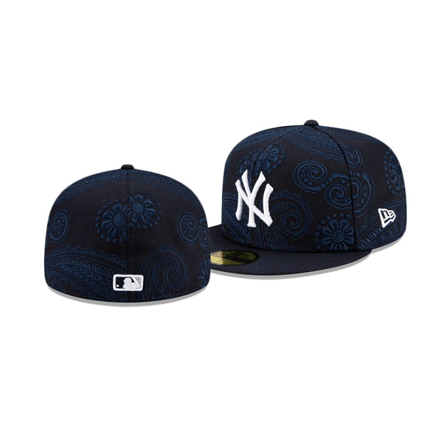 New York Yankees Swirl Navy 59FIFTY Fitted Hat