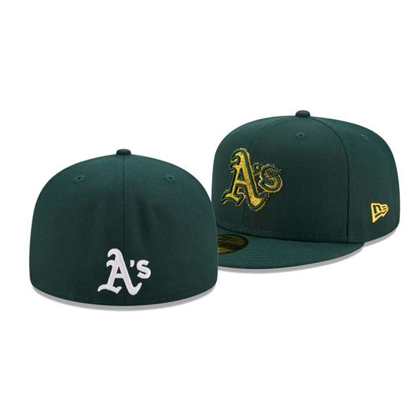 Oakland Athletics Scored Green 59FIFTY Fitted Hat