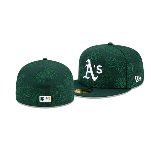 Oakland Athletics Swirl Green 59FIFTY Fitted Hat