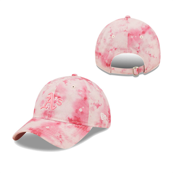 Girls Youth Oakland Athletics New Era Pink 2022 Mother's Day 9TWENTY Adjustable Hat