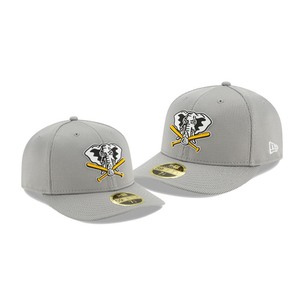 Men's Athletics Clubhouse Gray Low Profile 59FIFTY Fitted Hat
