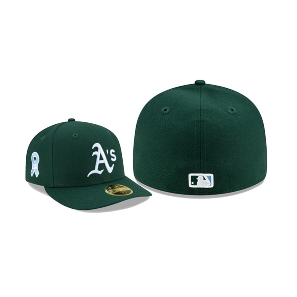 Men's Oakland Athletics 2021 Father's Day Green On-Field Low Profile 59FIFTY Fitted Hat