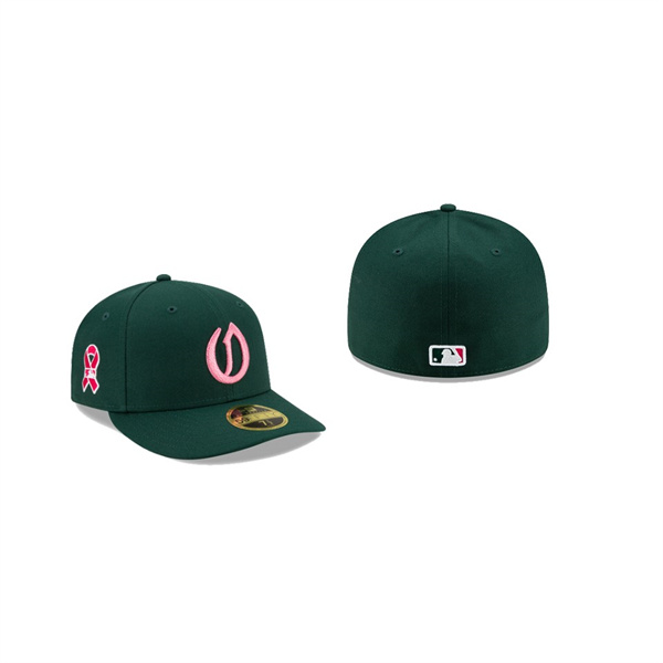 Men's Oakland Athletics 2021 Mothers Day Green On-Field Low Profile 59FIFTY Fitted Hat