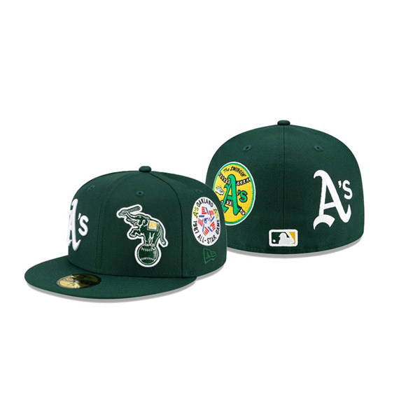 Men's Oakland Athletics Team Pride Green 59FIFTY Fitted Hat
