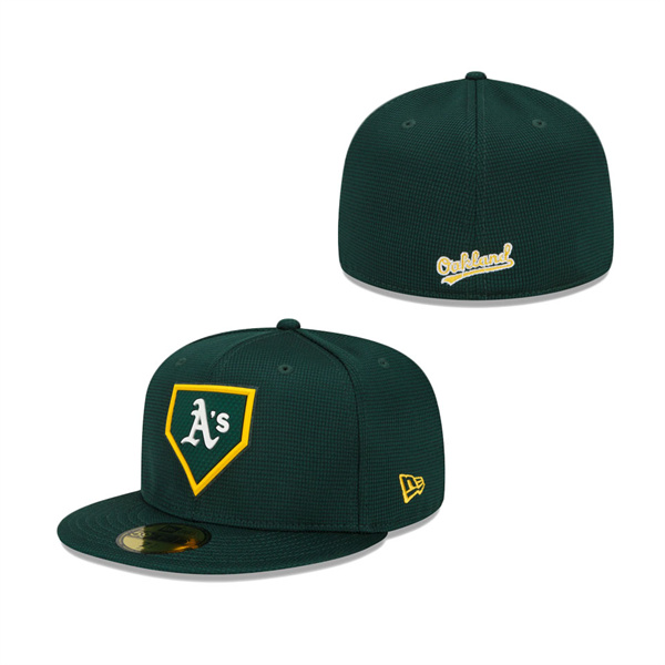 Oakland Athletics New Era 2022 Clubhouse 59FIFTY Fitted Hat Green