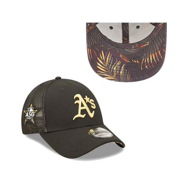 Oakland Athletics Black 2022 MLB All-Star Game 9FORTY Snapback Adjustable Hat