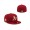 Oakland Athletics Cardinal Sunshine 59FIFTY Fitted Hat