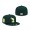 Oakland Athletics New Era 50th Anniversary Color Fam Lime Undervisor 59FIFTY Fitted Hat Green