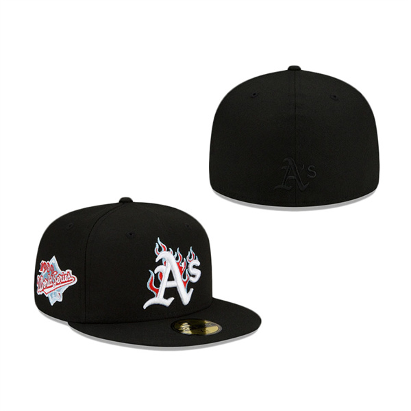 Oakland Athletics Team Fire 59FIFTY Fitted Hat