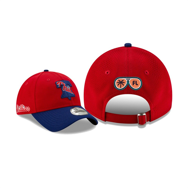 Men's Philadelphia Phillies 2021 Spring Training Red 9TWENTY Adjustable Hat