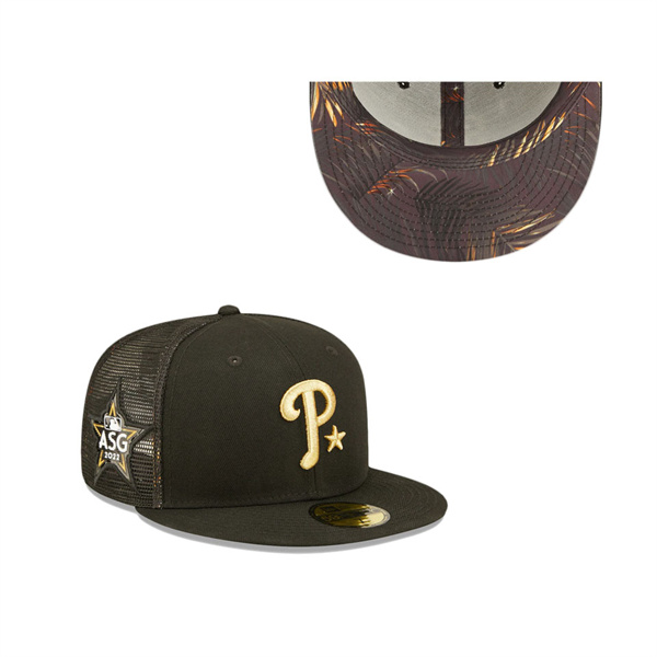 Philadelphia Phillies Black 2022 MLB All-Star Game On-Field 59FIFTY Fitted Hat
