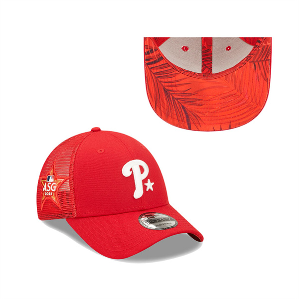 Philadelphia Phillies Red 2022 MLB All-Star Game Workout 9FORTY Snapback Adjustable Hat