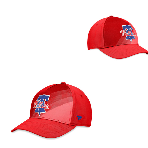 Men's Philadelphia Phillies Red Iconic Gradient Flex Hat