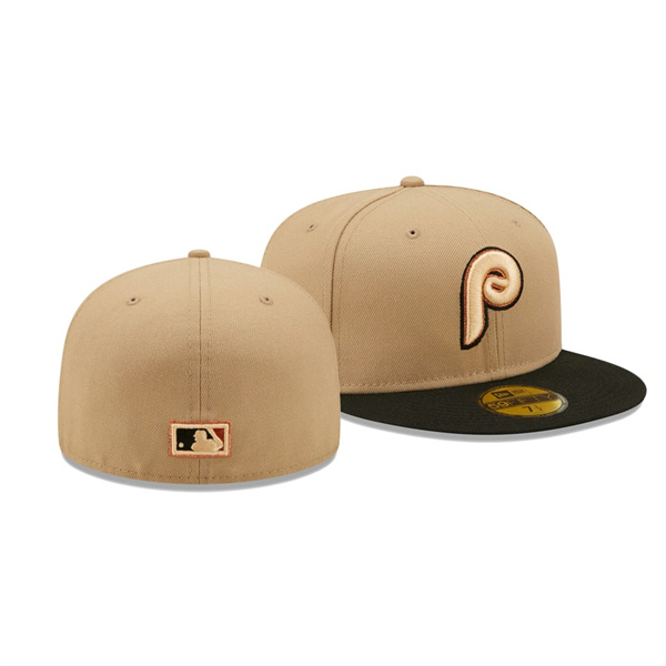 Philadelphia Phillies 1980 World Series Came Brown 59FIFTY Fitted Hat
