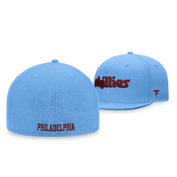 Philadelphia Phillies Cooperstown Collection Light Blue Fitted Hat