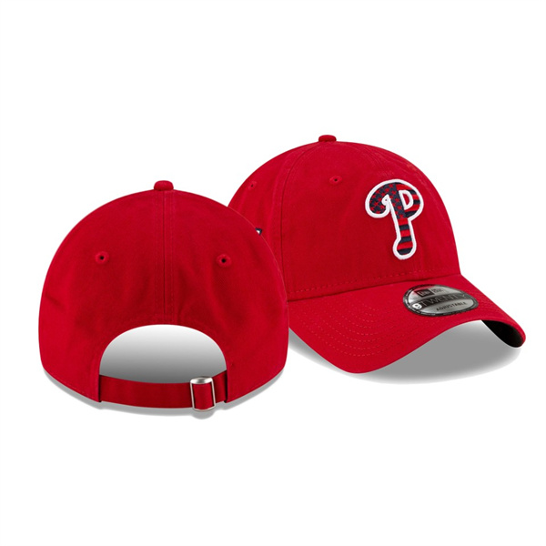 Philadelphia Phillies 2021 Independence Day Red 9TWENTY Adjustable 4th Of July Hat