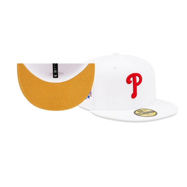 Philadelphia Phillies Undervisor White 1996 MLB All-Star Game Patch 59FIFTY Hat