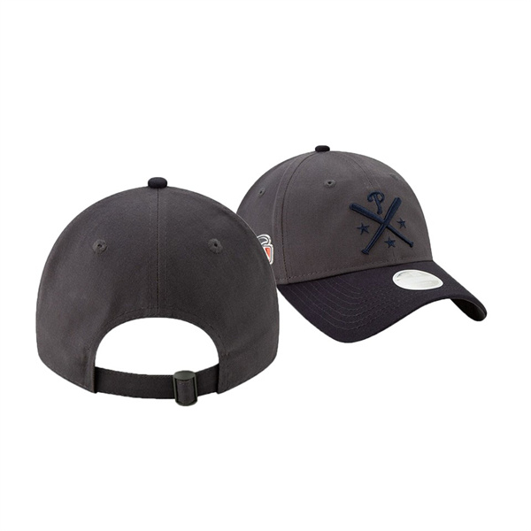 Women's Phillies 2019 MLB All-Star Workout Graphite Navy 9TWENTY Adjustable New Era Hat