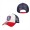 Youth Philadelphia Phillies Red Navy White Fresh 9FORTY Trucker Snapback Hat