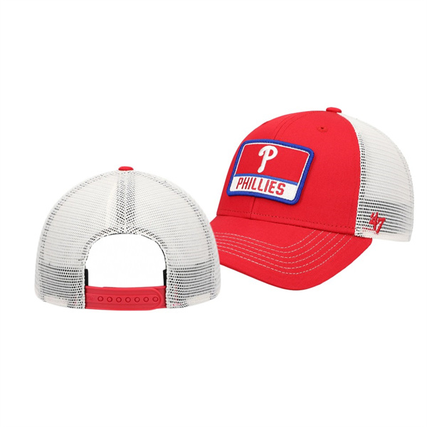 Youth Philadelphia Phillies Zoomer MVP Red Trucker Snapback Hat