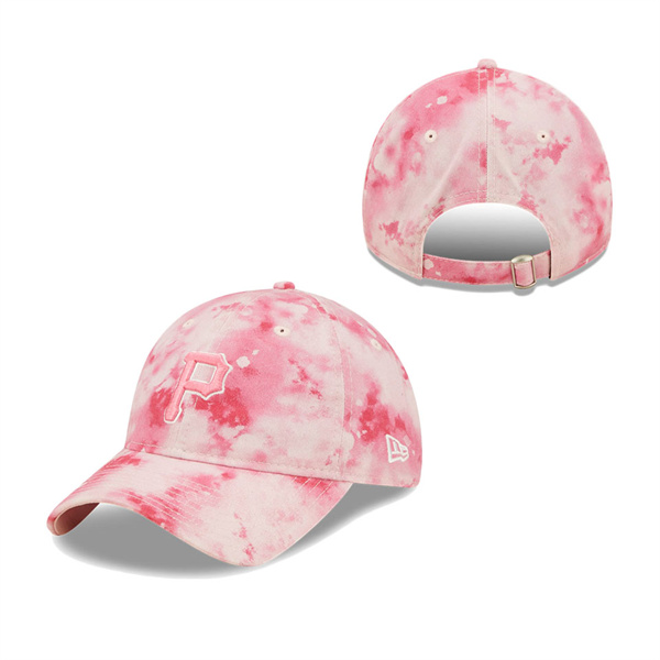 Girls Youth Pittsburgh Pirates New Era Pink 2022 Mother's Day 9TWENTY Adjustable Hat