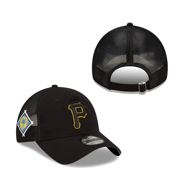 Pittsburgh Pirates New Era 2022 Spring Training 9TWENTY Adjustable Hat Black