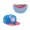 Men's Pittsburgh Pirates New Era Blue Pink MLB X Big League Chew Curveball Cotton Candy Flavor Pack 59FIFTY Fitted Hat