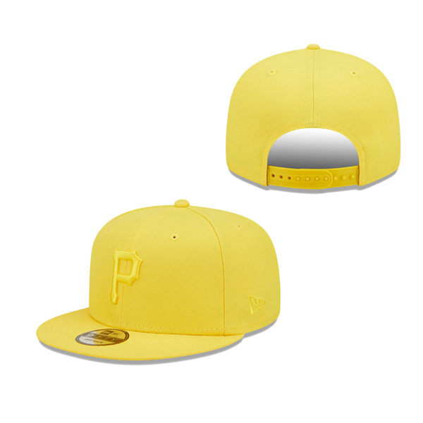 Men's Pittsburgh Pirates New Era Yellow Spring Color Pack 9FIFTY Snapback Hat